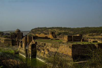 Ranthambore堡垒的各种景观