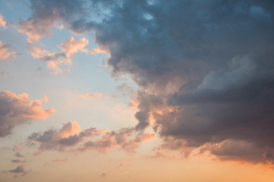 晚上的天空,cloudscape