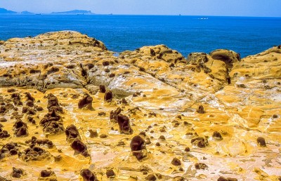 台湾海岸风光，基隆海岸线