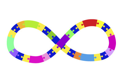 Infinity puzzle, great design for any purposes. Bu