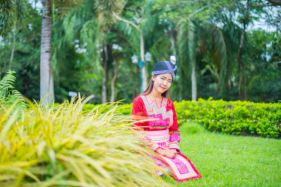 Mhong hill部落妇女
