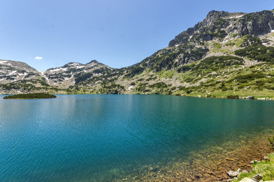 Demirkapiyski chuki和Dzhano峰，Popovo湖，皮林山令人惊叹的景观