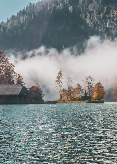 Konigssee,巴伐利亚,德国