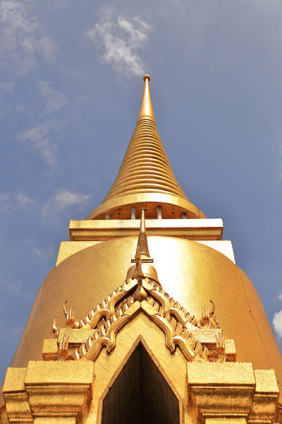 黄金roof-royal palace-bangkok
