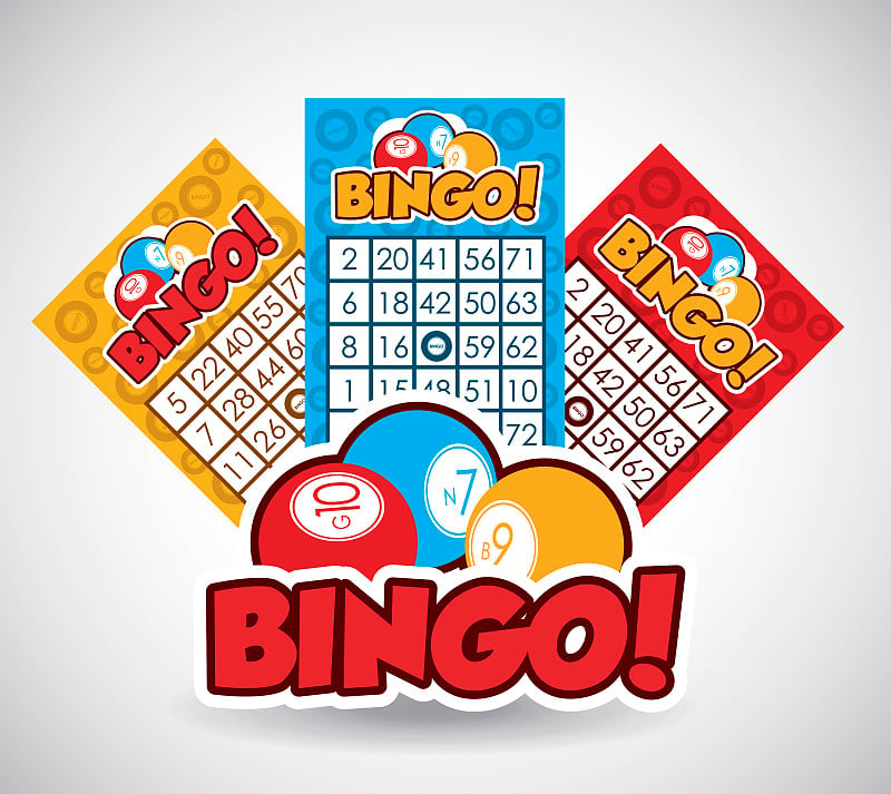 Bingo设计，矢量插图。