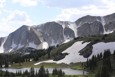 怀俄明雪山药弓峰