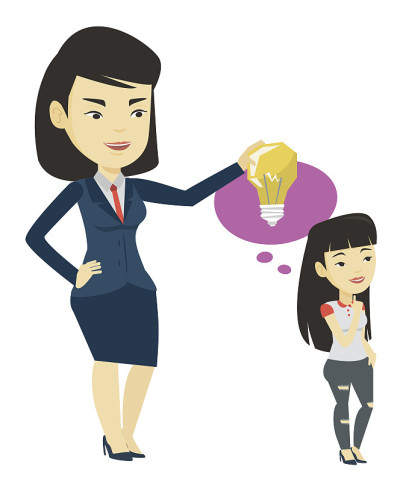 女商人给她的合伙人点子