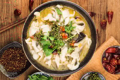 中餐:美味的腌鱼