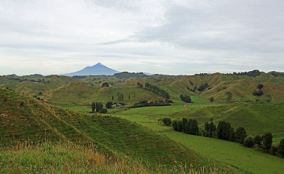 塔拉纳基火山景观