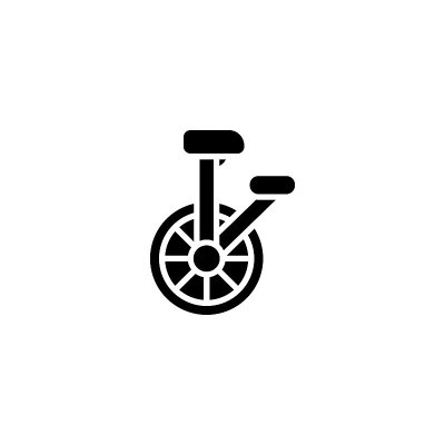 独轮脚踏车