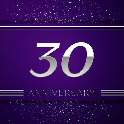 Realistic Thirty Years Anniversary Celebration des