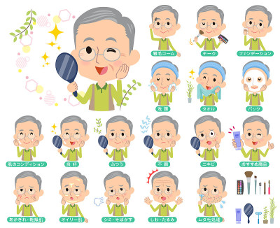 绿色穿grandfather_beauty