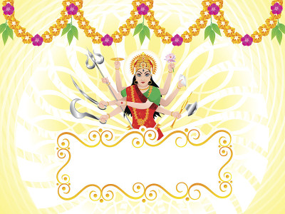 抽象艺术navratri背景