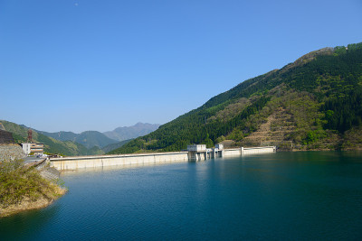 Takizawa Dam在Chichibu, Saitama, Japan