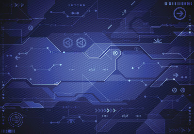 高科技数字技术及工程背景。