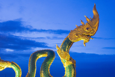 泰国湄公河上的Phayanak