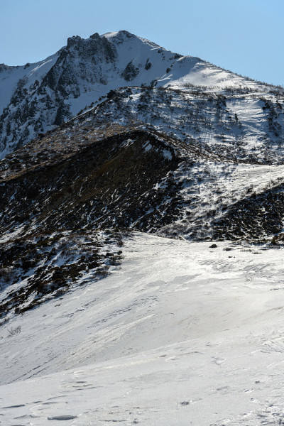 Mt.Bandaisan在春天