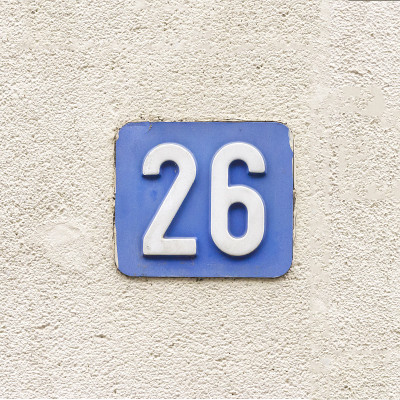 门牌号26