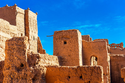 这是位于摩洛哥的堡垒城市Ait-Ben-Haddou。