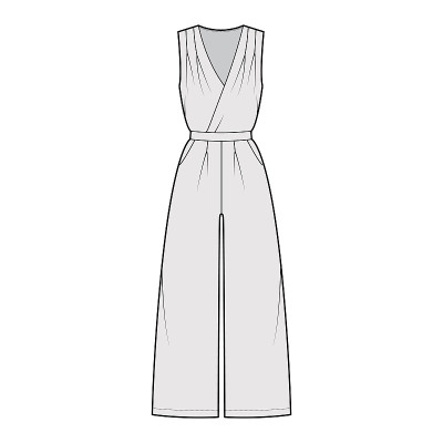 Playsuit romper overall jumpsuit technical fashion