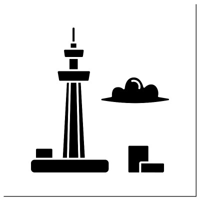 天空树字形图标