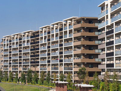 住宅区的大公寓