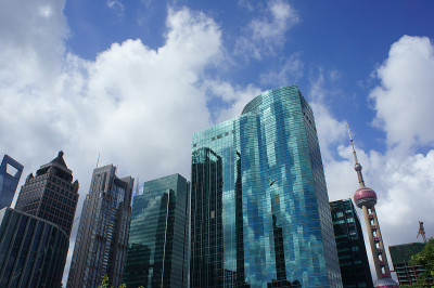 建筑在陆家嘴