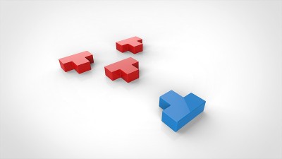 不利的3 d渲染