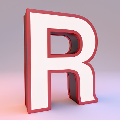 字母R通道