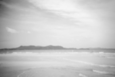 黑色和白色抽象模糊背景的海浪