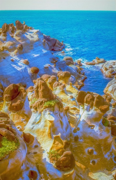 台湾海岸风光，基隆海岸线