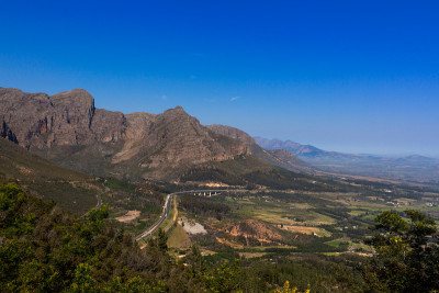 南非开普敦，杜图伊特的克卢夫山路