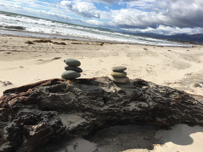 卡平特里亚州立海滩上空