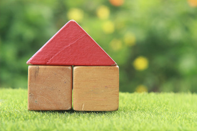 Photo House from Wooden Block Toy at Fresh Green G