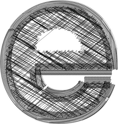 插图字母e