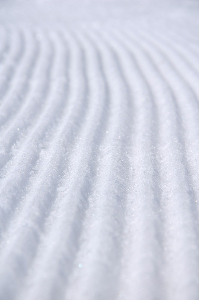 近距离未触及的滑雪道