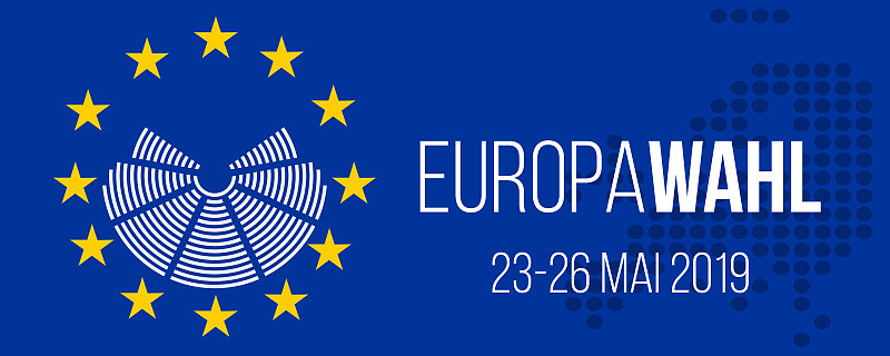Europawahl 23-26 mai 2019 - 2019年5月23-26日德国欧洲选举矢量海