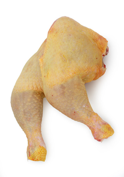 生鸡肉拍