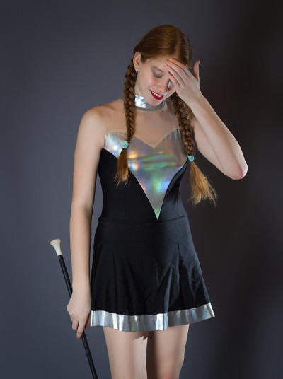 Teen Majorette Girl Posing