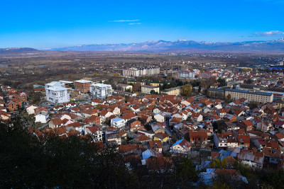 马其顿的Strumica (Strumitsa)镇