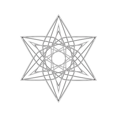节日图案的星星，雪花和鲜花作为礼物