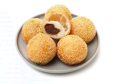 芝麻金炸丸子