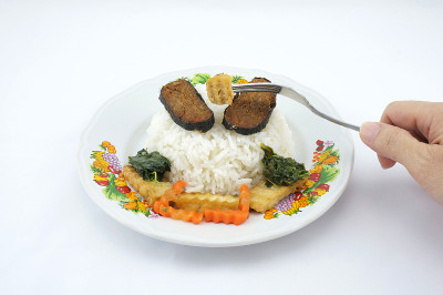 饭素食