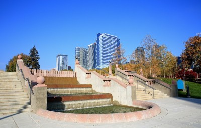 美国华盛顿的贝尔维尤市中心公园