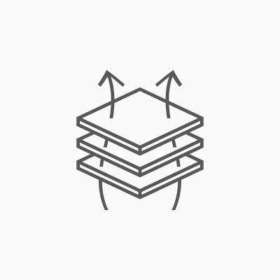 透气图标，织物矢量，气流插图