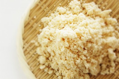 日本豆腐渣，竹篓里的豆腐