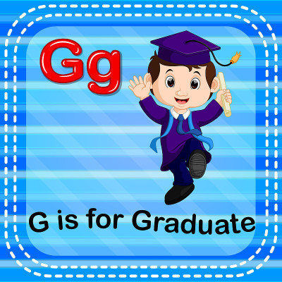 识字卡片上的字母G代表毕业生