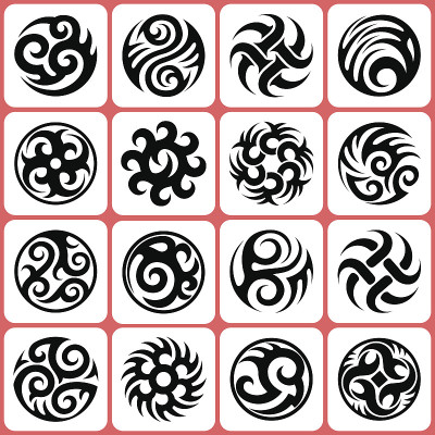圆的纹身套