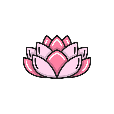 泰国的水莲粉红色莲花泰国的名花