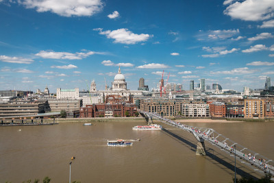 英国伦敦的城市景观
